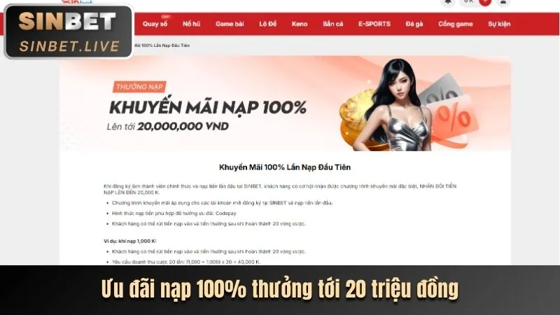 Khuyến mãi nạp tiền thường xuyên TDTC